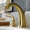 Kingston Brass Widespread Bathroom Faucet with Pop-Up Drain, Brushed Brass KB987RXLSB - alternate 6